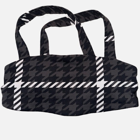 Aerie Offline- NWOT Women’s Gray Houndstooth Racerback Sports Bra size M - Picture 4 of 13